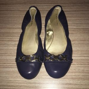Tahari Vera Purple Ballet Flats Size 9
